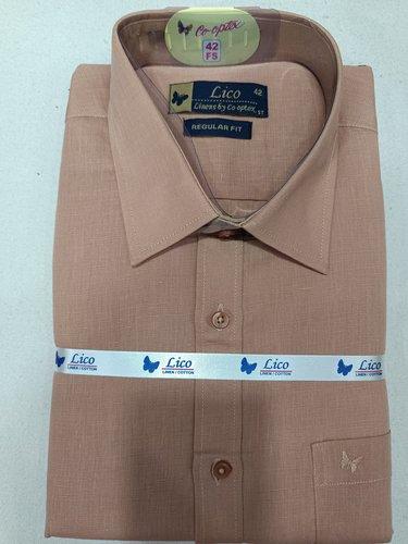 PL COTTONX LINEN DYED READYMADE SHIRT 42 FS